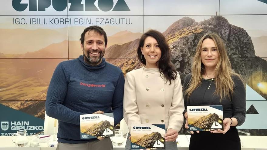 Gipuzkoako Aldundiak mendiko turismoari buruzko gida argitaratu du
