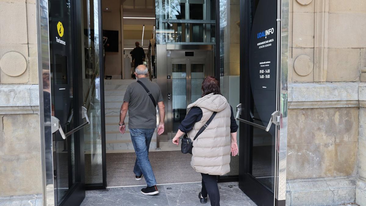 El acceso de las nuevas instalaciones