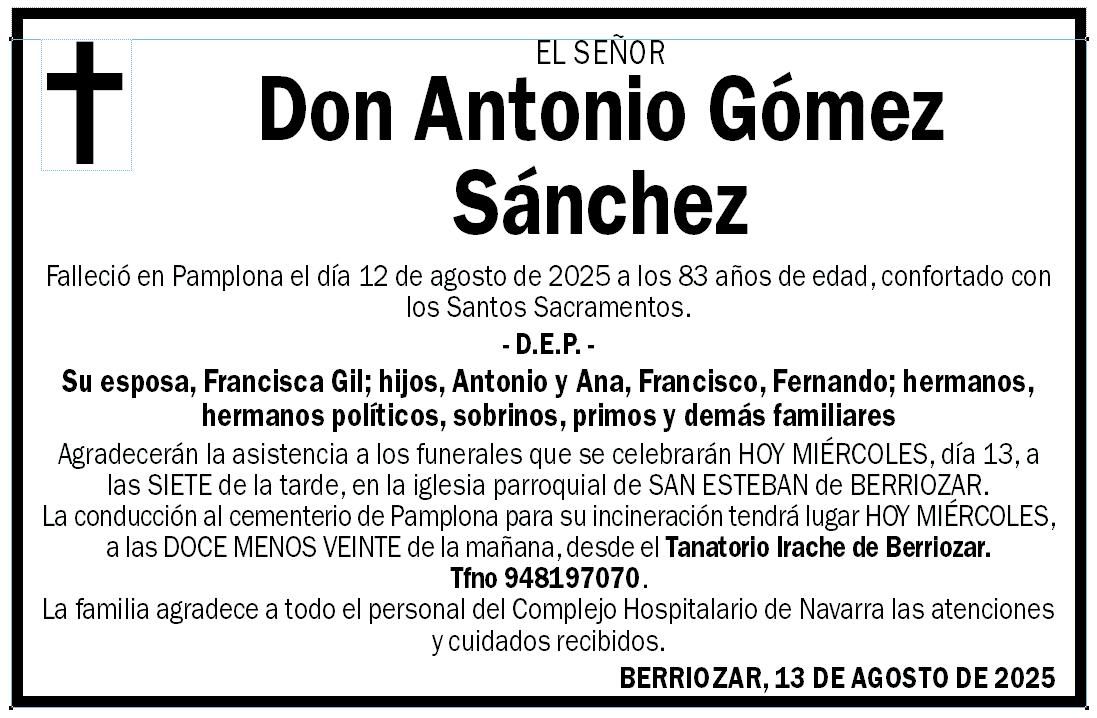 Antonio Gómez Sánchez