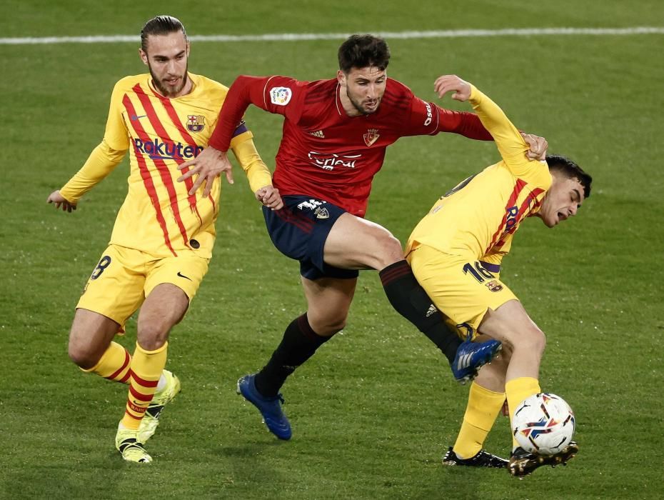 Imágenes del partido Osasuna-Barcelona