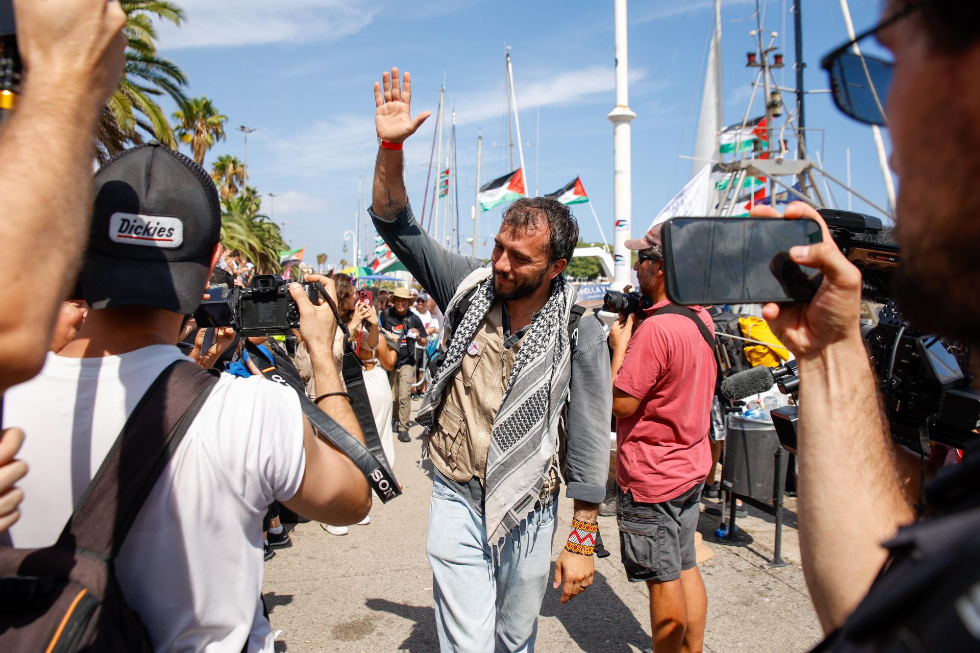 Fotos: La flotilla Global Sumud zarpa rumbo a Gaza