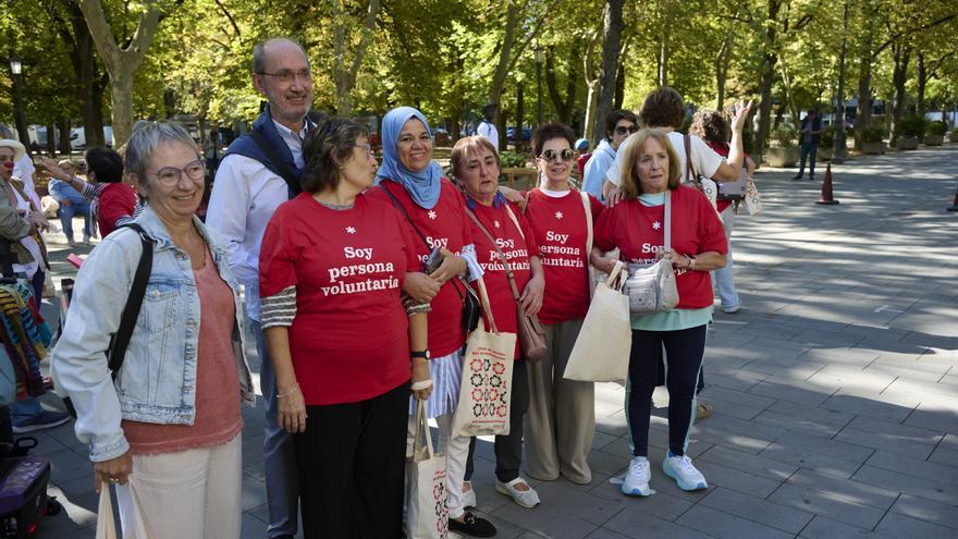Fotos de la III Fiesta del Voluntariado de Navarra en Pamplona