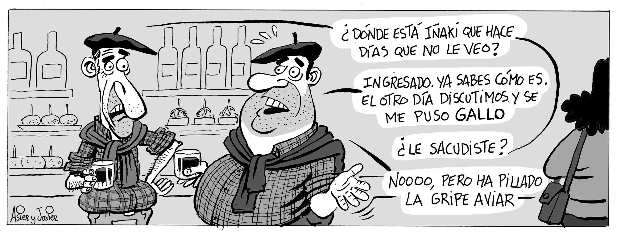 La tira de Asier y Javier del domingo 16 de noviembre de 2025