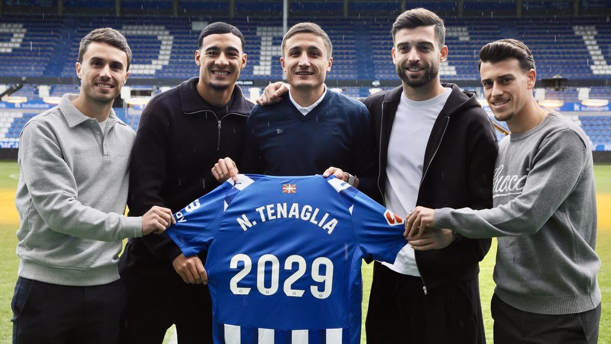 renovación de Nahuel Tenaglia con
el Alavés hasta 2029.