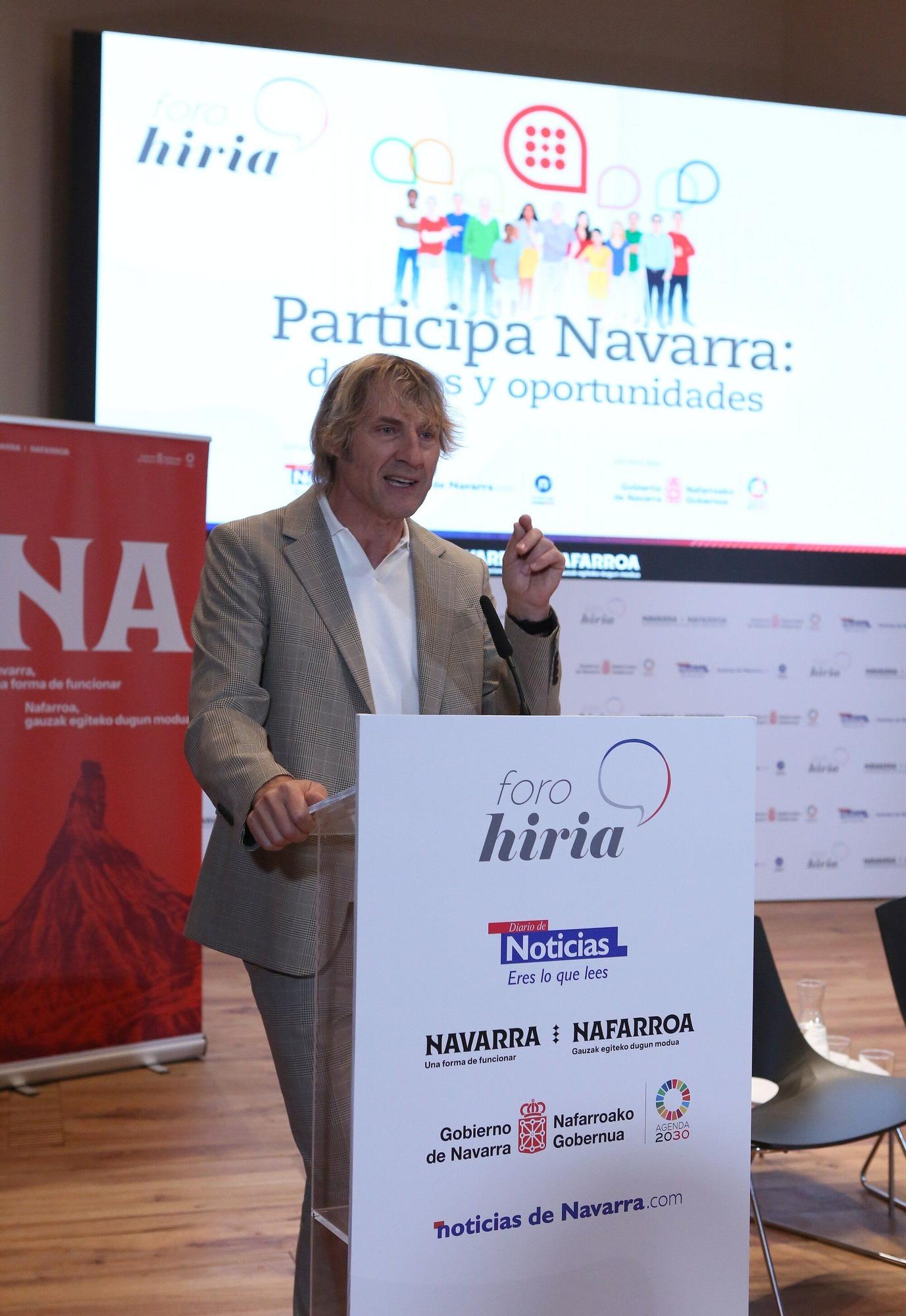Fotos del Foro Hiria 'Participa Navarra: desafíos y oportunidades'