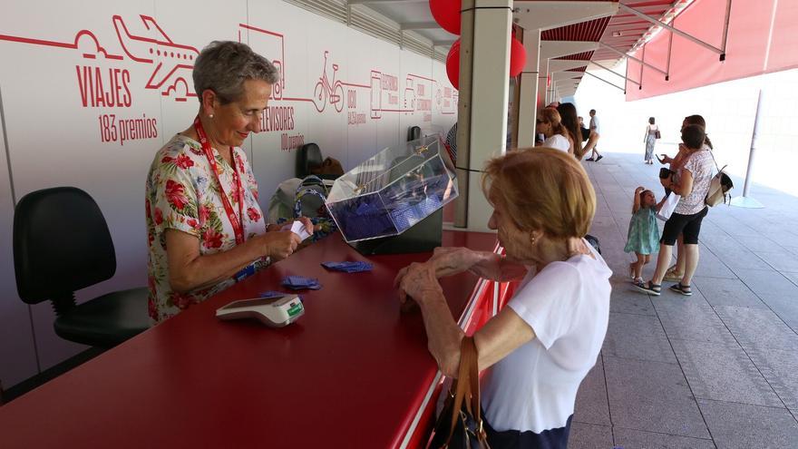 Pamplona: el calor y la nueva ubicación reducen las ventas de la Tómbola de San Fermín