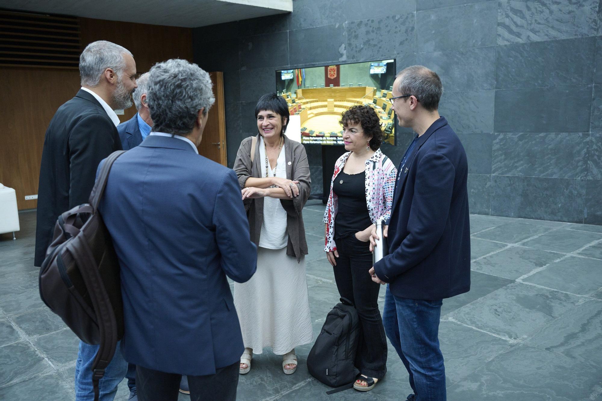 Fotos del pleno del Parlamento de Navarra (primero del curso 2025-26)