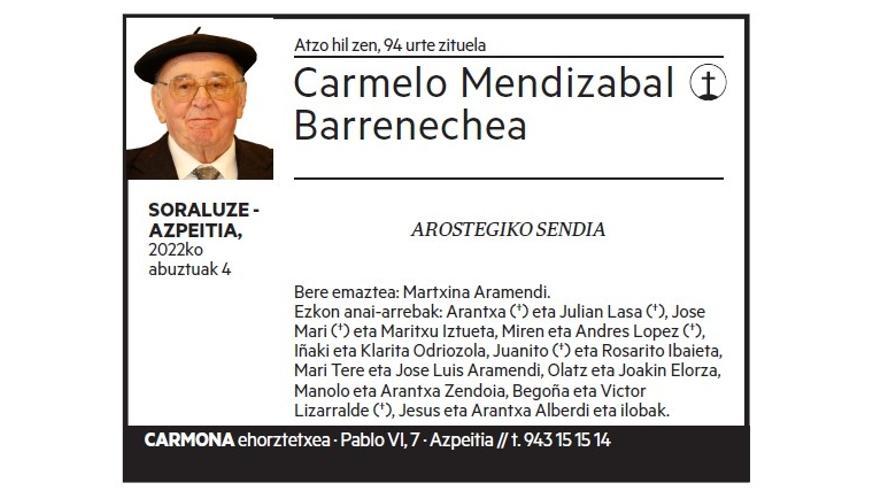 Carmelo Mendizabal Barrenechea