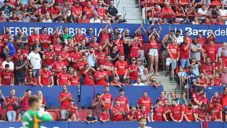 La afición de Osasuna, como siempre