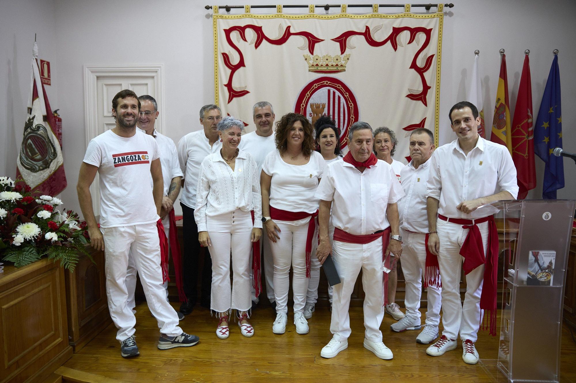 Fotos del cohete de fiestas de Sangüesa 2025