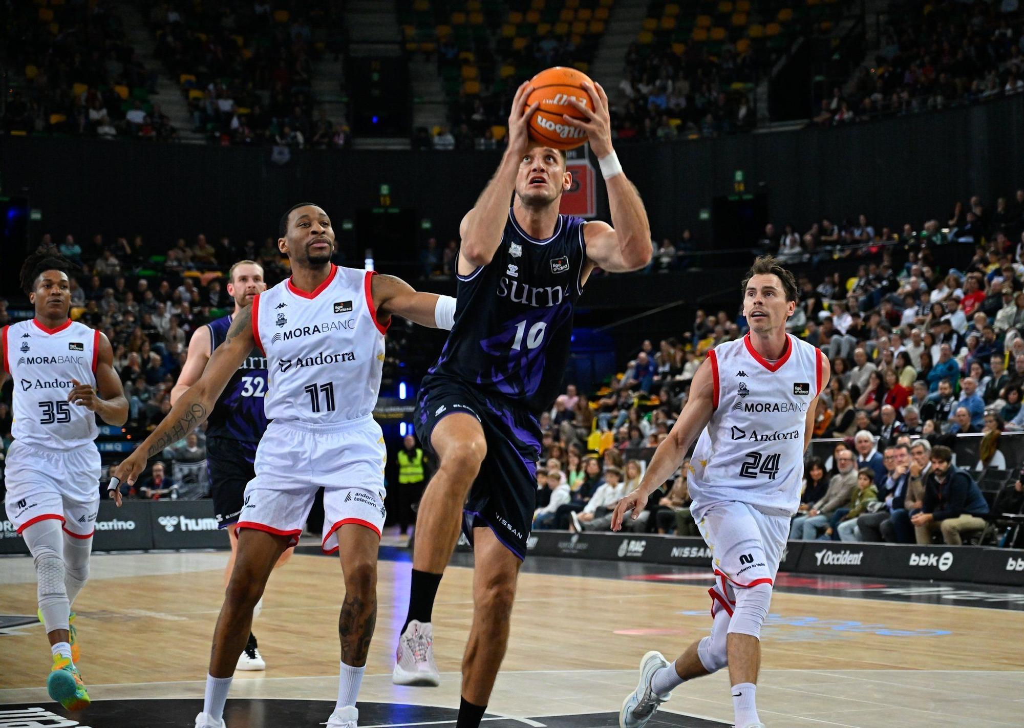 El Surne Bilbao Basket-Morabanc Andorra, en imágenes
