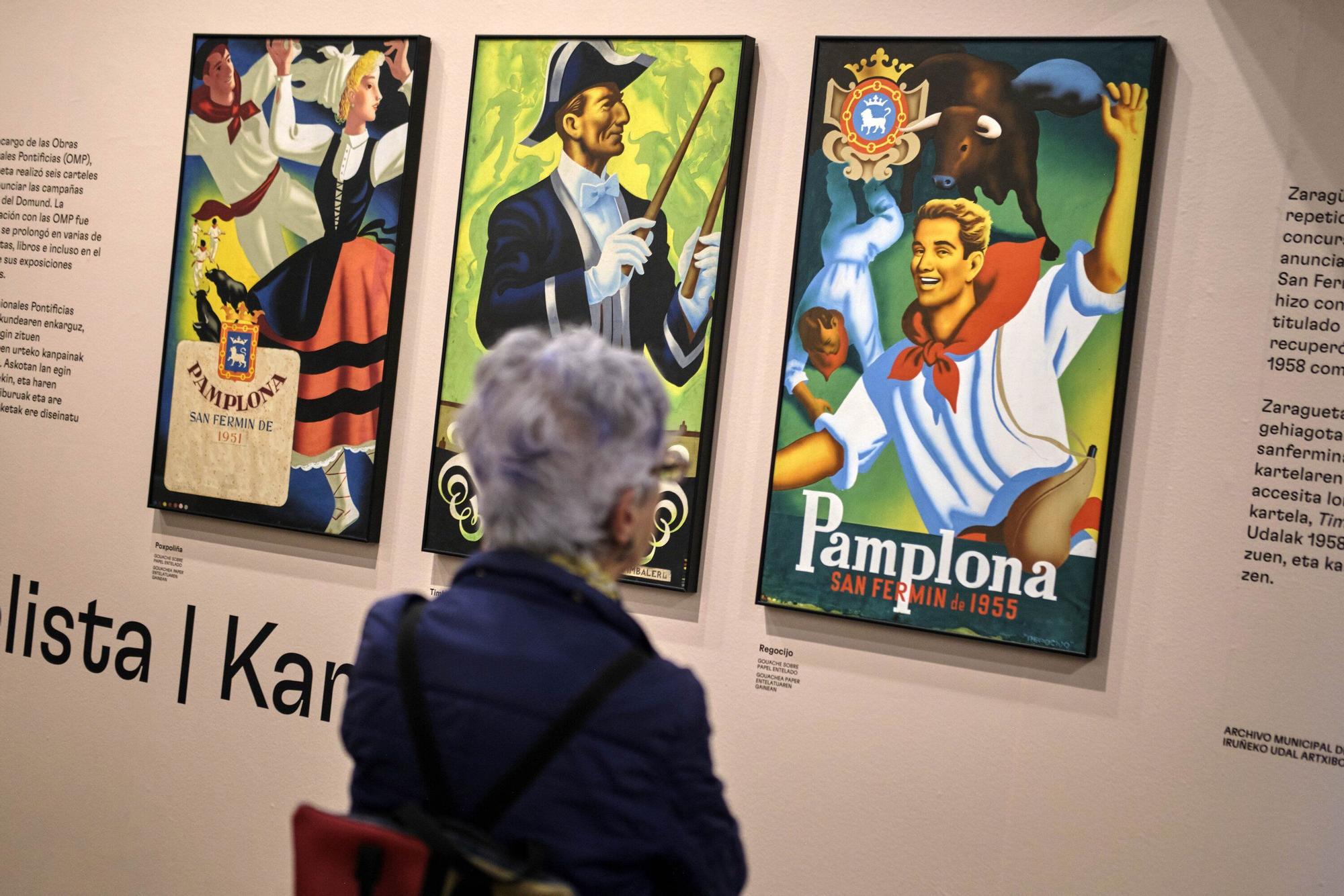 Fotos de la exposición temporal del Museo de Navarra 'Mariano Zaragüeta'