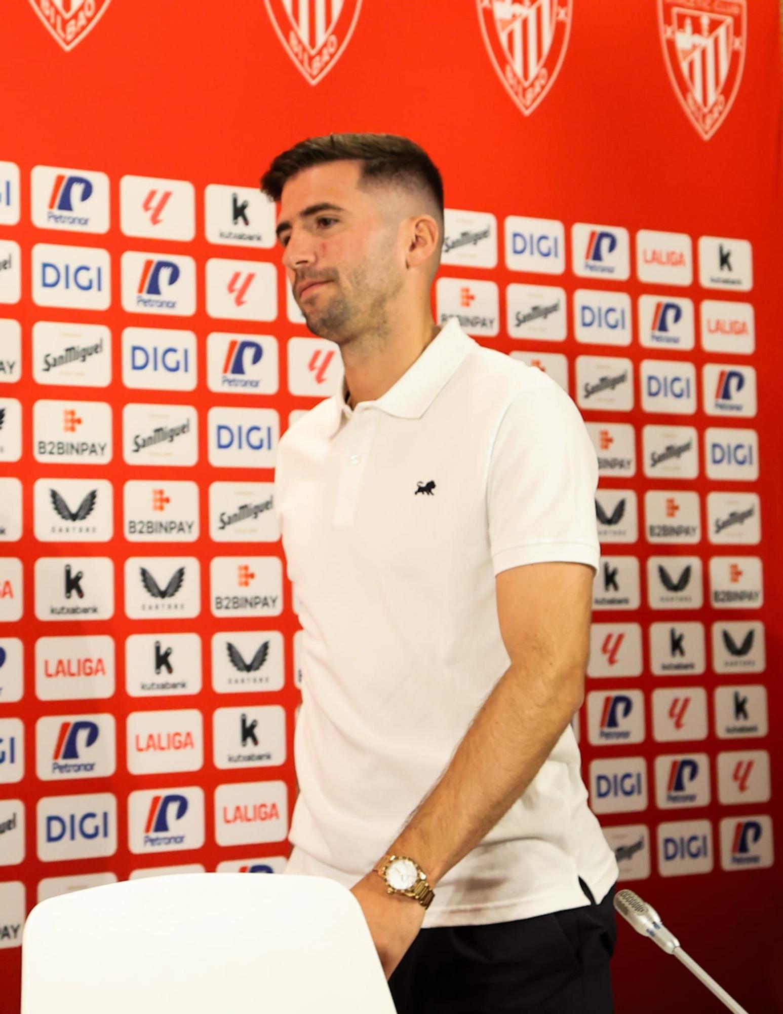 Presentación de Jesús Areso como jugador del Athletic