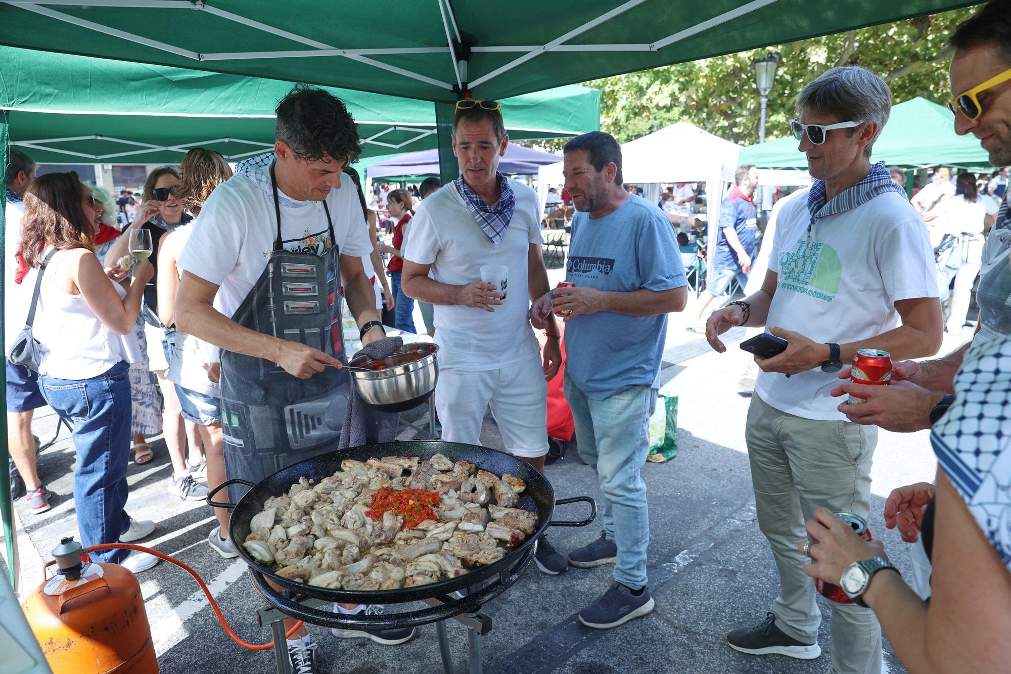 Fotos de la paellada de Huarte