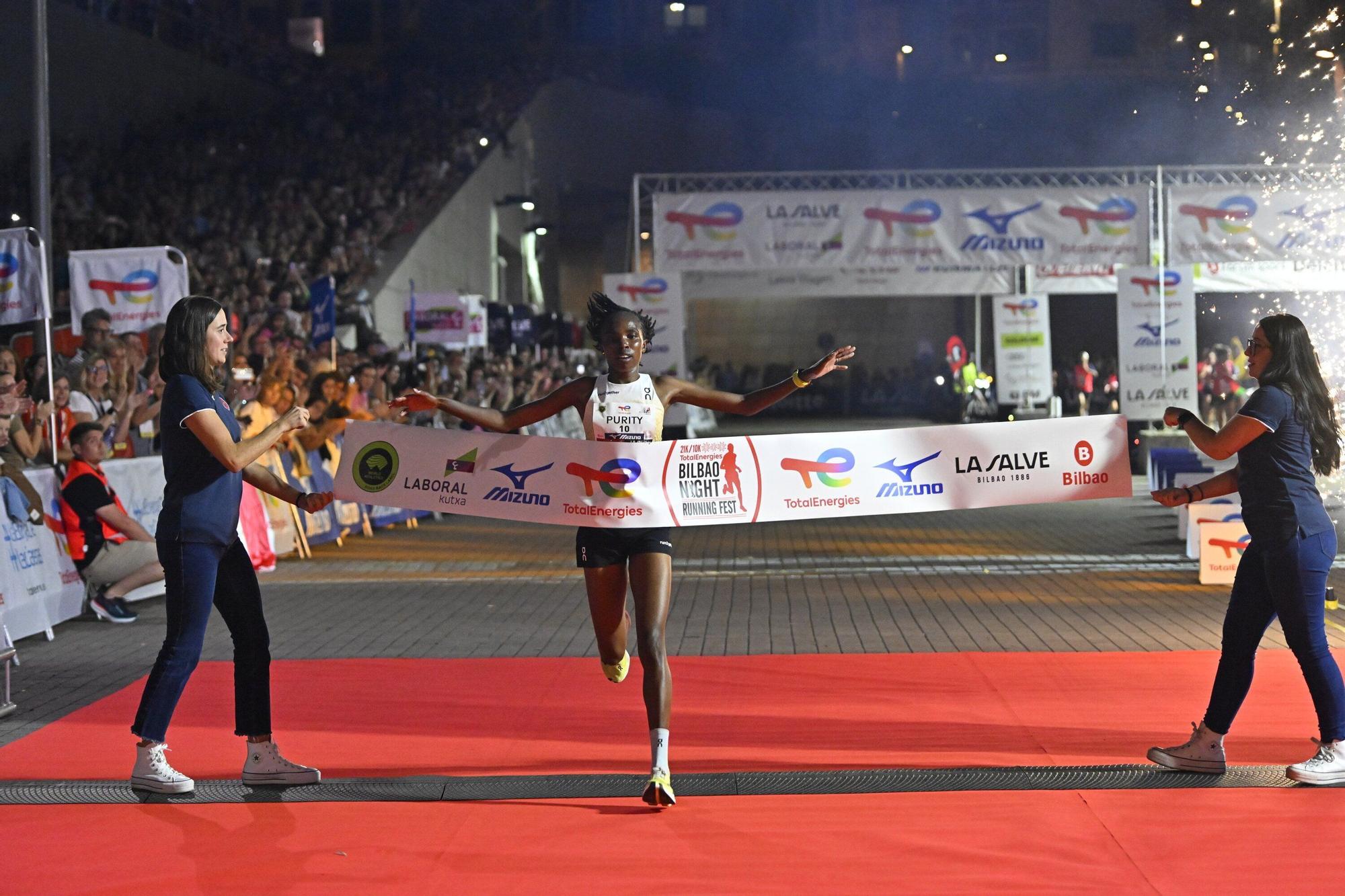 El Bilbao Night Marathon, en imágenes