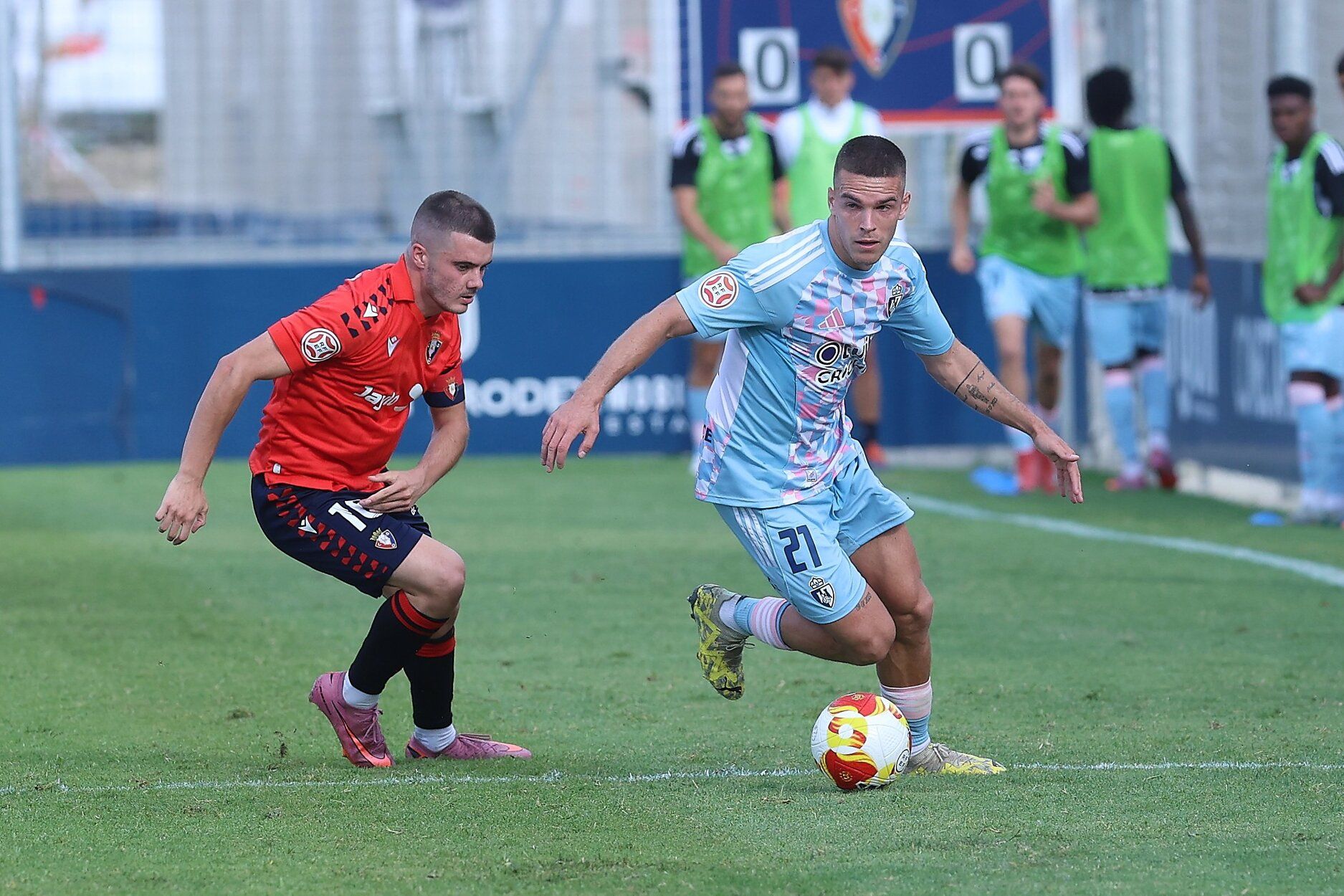 Fotos del partido entre Osasuna Promesas y Ponferradina