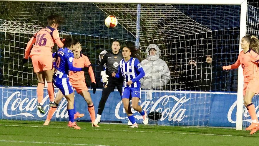 Andrea Esteban: "Estoy muy orgullosa de mis jugadoras"