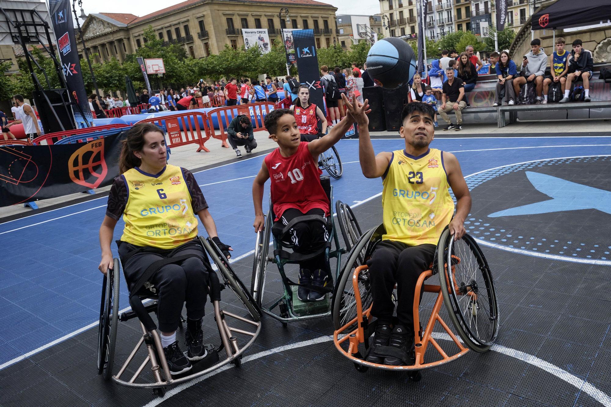Fotos del circuito 3x3 de baloncesto Caixabank