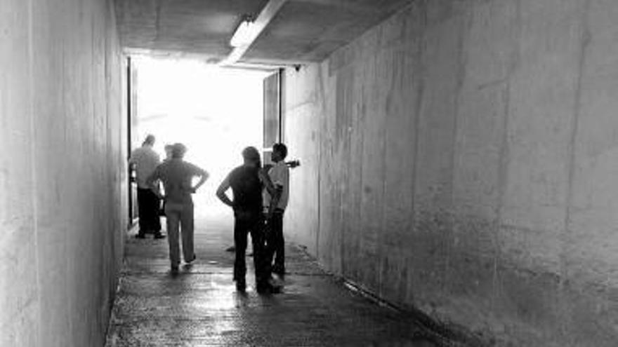 El túnel de Buztintxuri se ha inundado varias veces.
