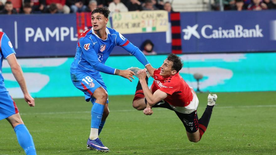 Osasuna, a tres puntos del descenso
