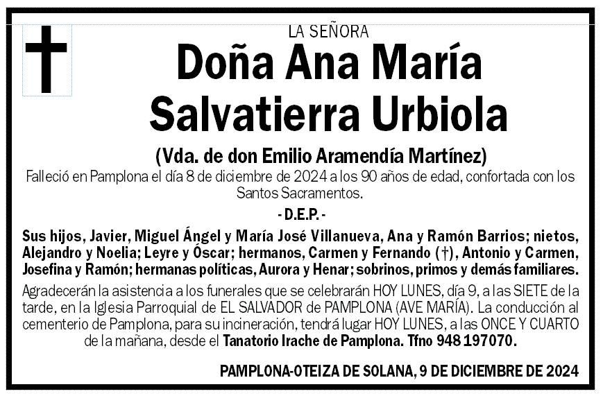 Ana María Salvatierra Urbiola
