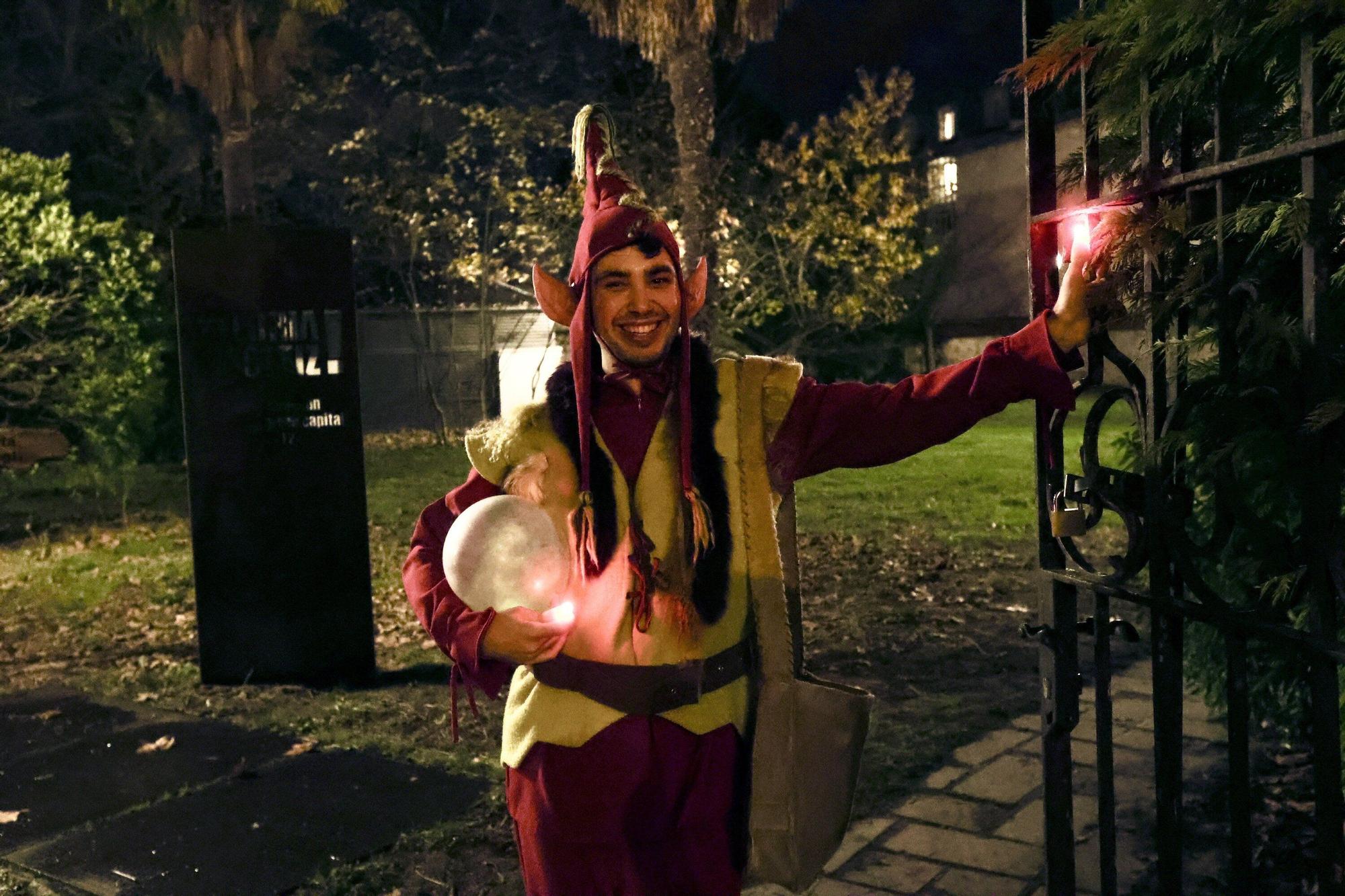 Olentzero se instala en su baserri en el Palacio Zulueta