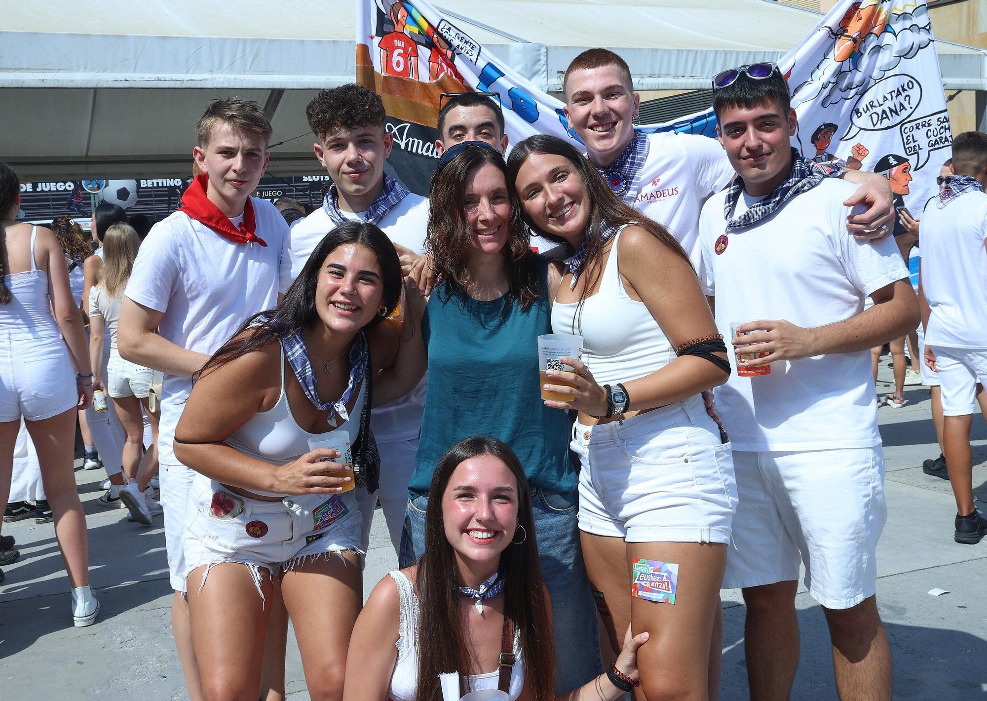 Fotos del chupinazo de Burlada