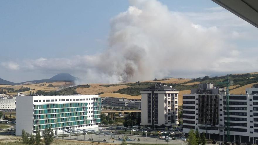 Incendio en Badostain