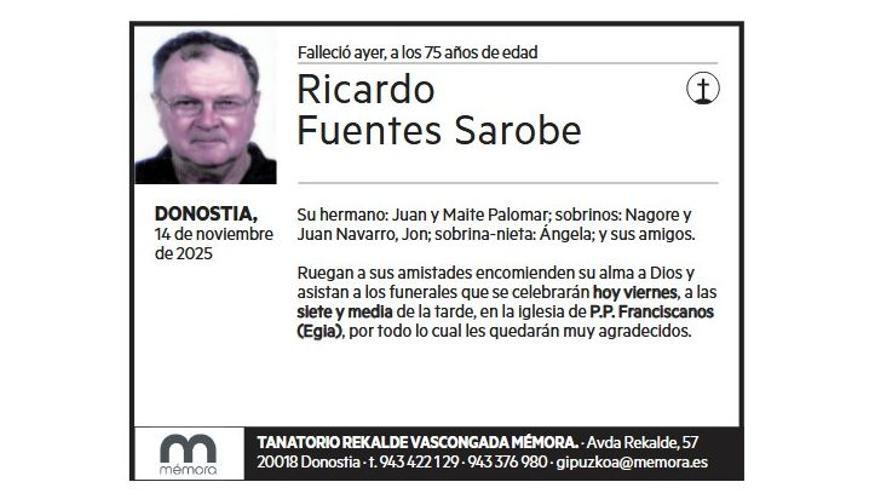 RICARDO FUENTES SAROBE