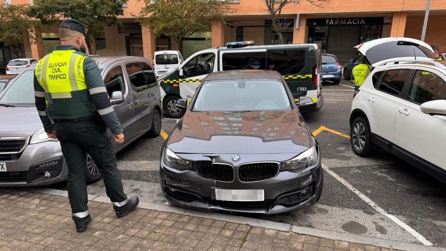 Cuadruplica la tasa de alcohol tras saltarse un control en Burlada y conducir de forma temeraria