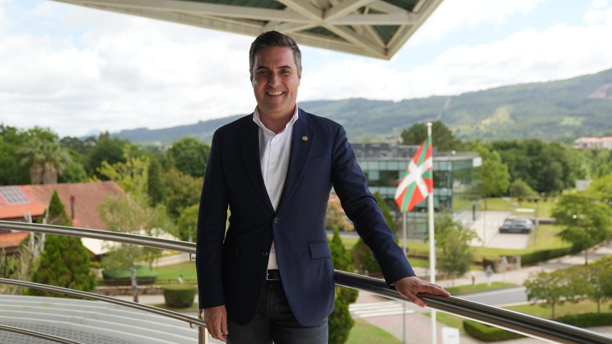 Mikel Jauregi, el pasado jueves en el Parque Tecnológico de Bizkaia, donde tuvo lugar la entrevista.