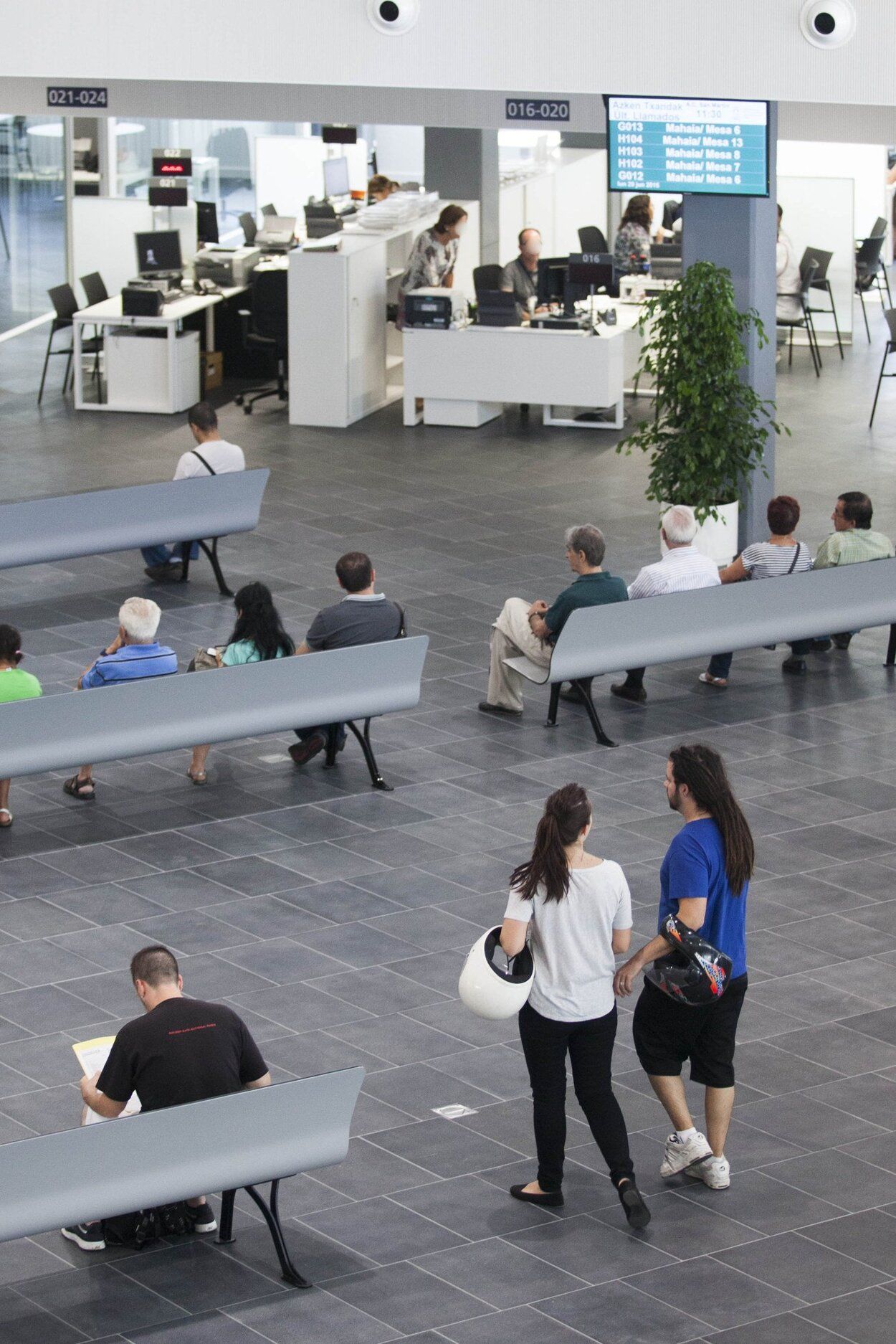 Primer día de apertura de las oficinas municipales de San Martín