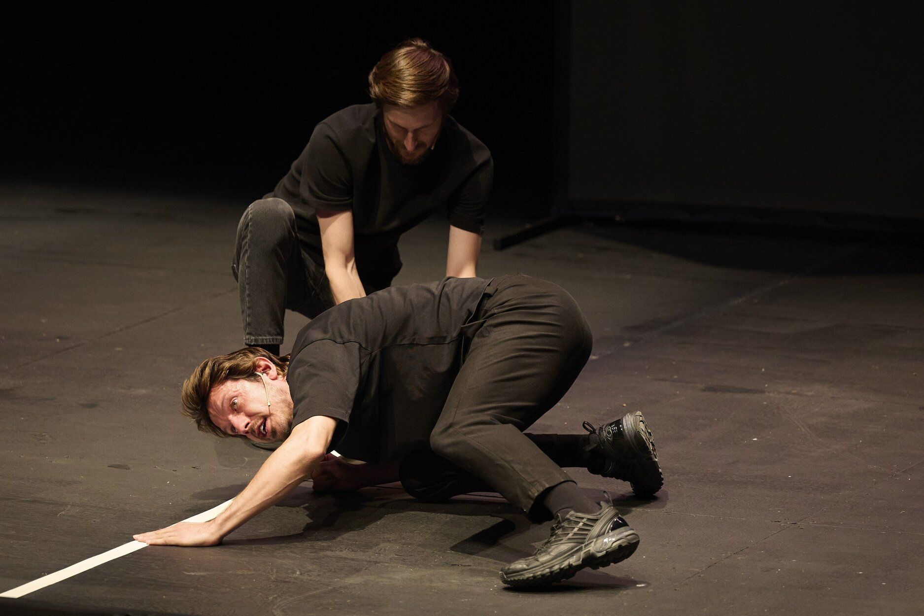 Imágenes de la representación de 'De Nao Albert y Marcel Borràs' en el Festival de Teatro de Olite