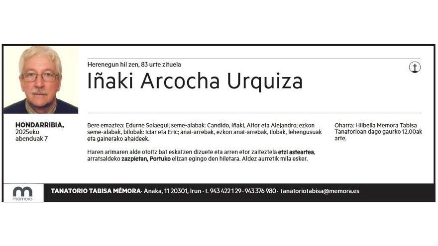 IÑAKI ARCOCHA URQUIZA