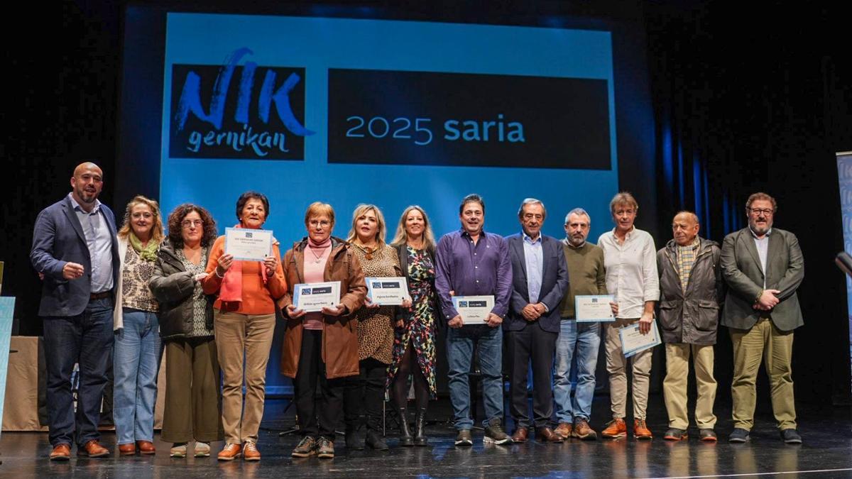 La entrega de premios fue el jueves en el Liceo de Gernika-Lumo