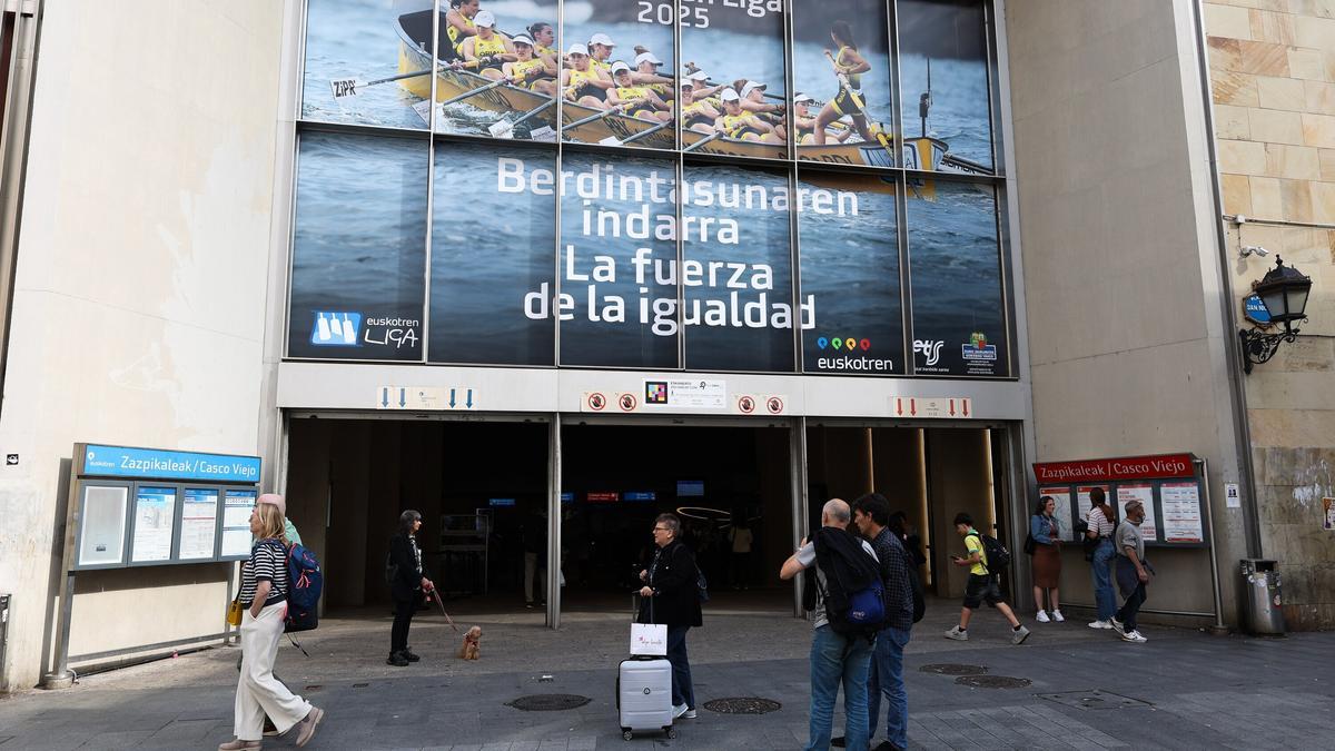 En Bilbao la exposición se ubicará en el hall de la estación del Casco Viejo.