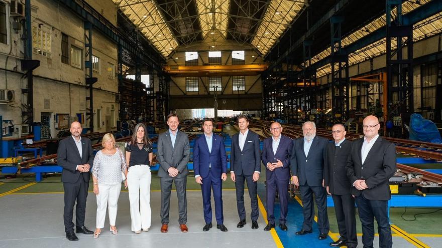 Pradales acude a la empresa voestalpine Railway Systems JEZ