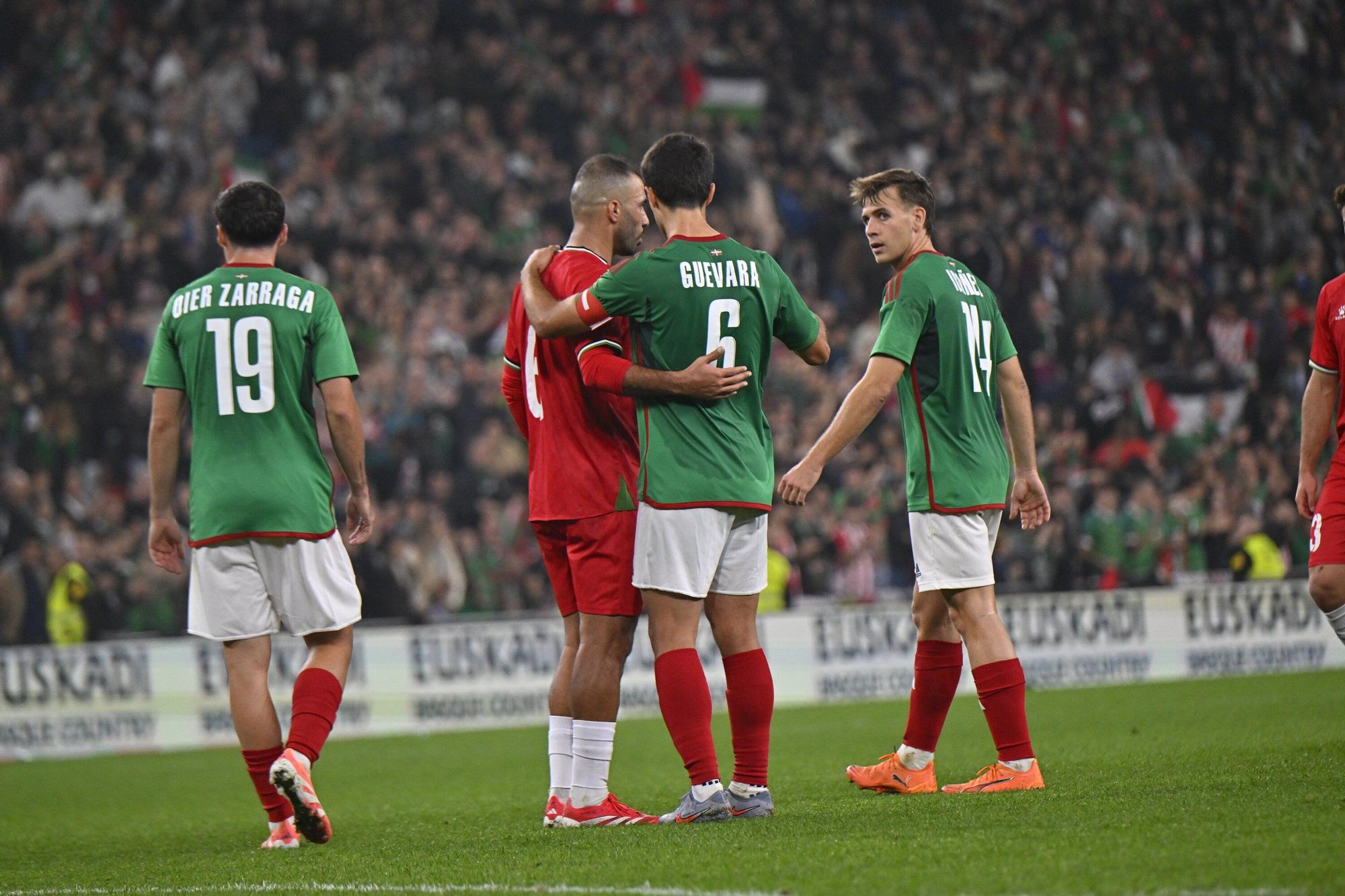 Las imágenes del Euskal Selekzioa - Palestina