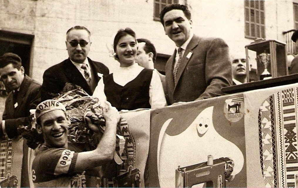 Imagenes del I Premio Gure Bide de Ciclocross celebrado en Elgoibar en 1960