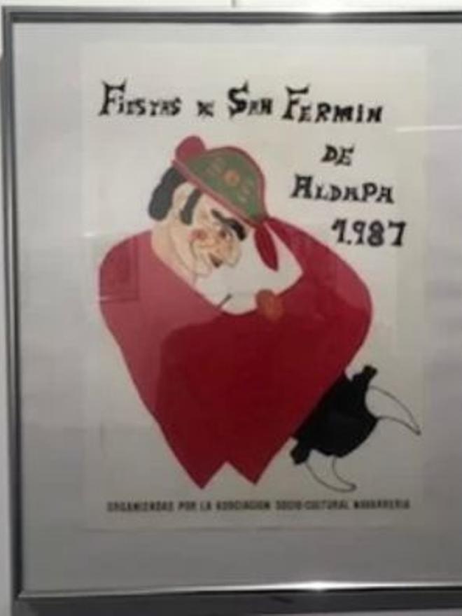 Recorrido histórico por los carteles de San Fermín Txikito