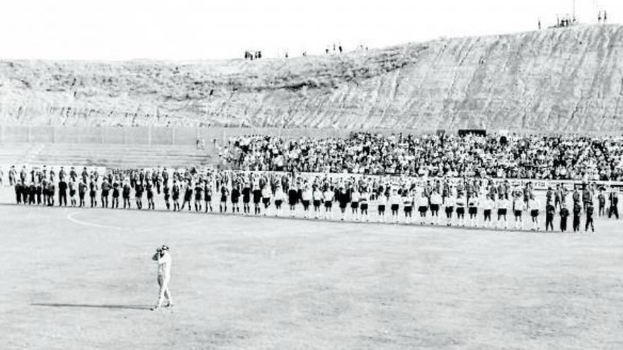 Inauguración del campo de fútbol de Tudela