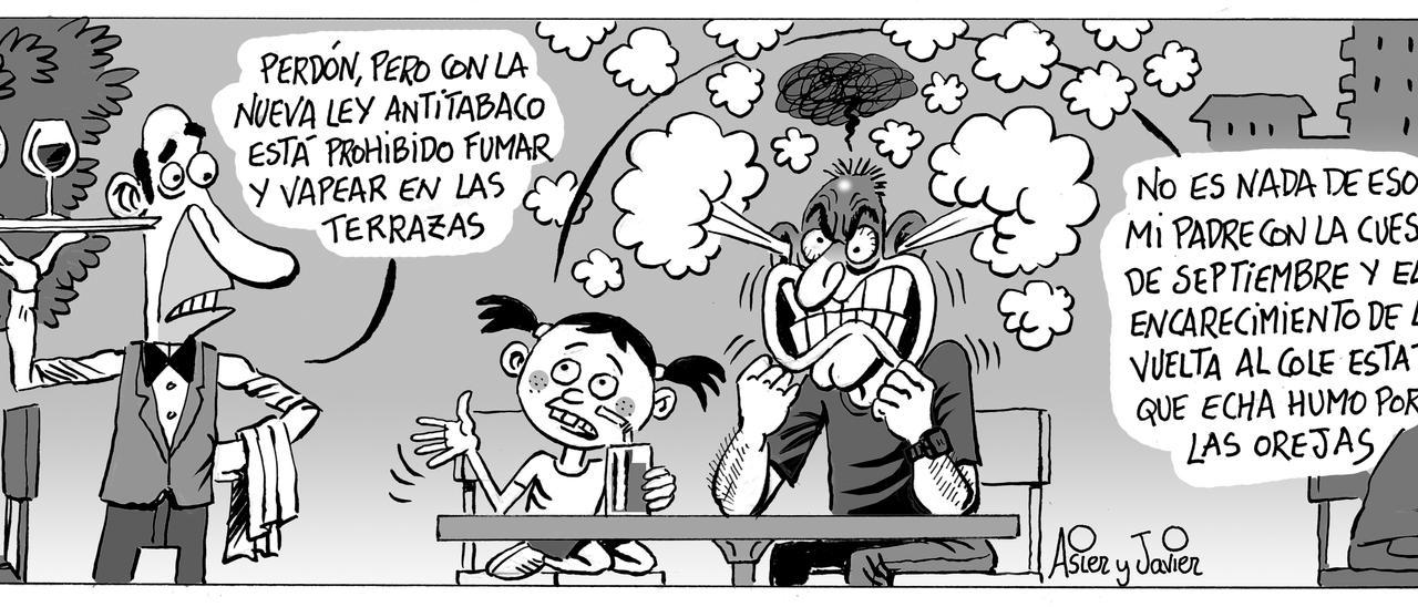 La tira de Asier y Javier del domingo 14 de septiembre
