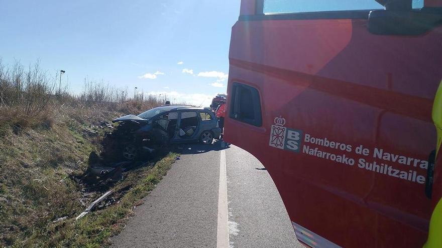 Muere una mujer accidentada hace una semana en la N-121 en Murillo el Cuende