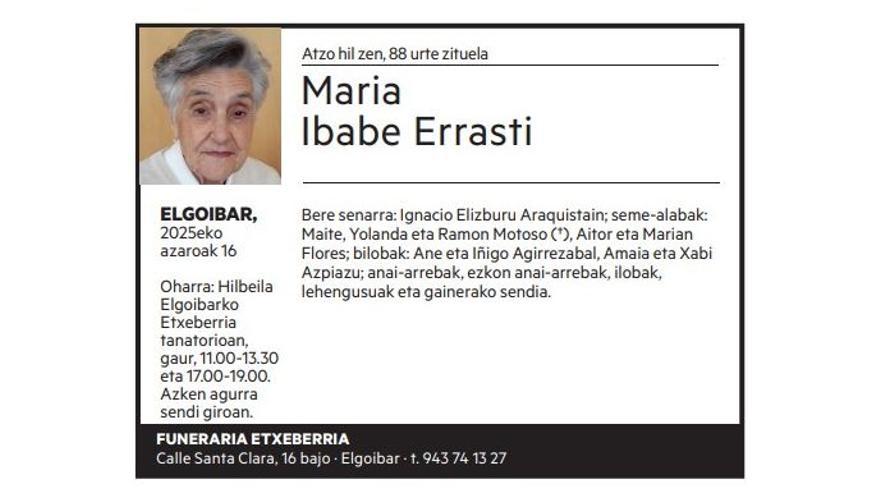Maria Ibabe Errasti