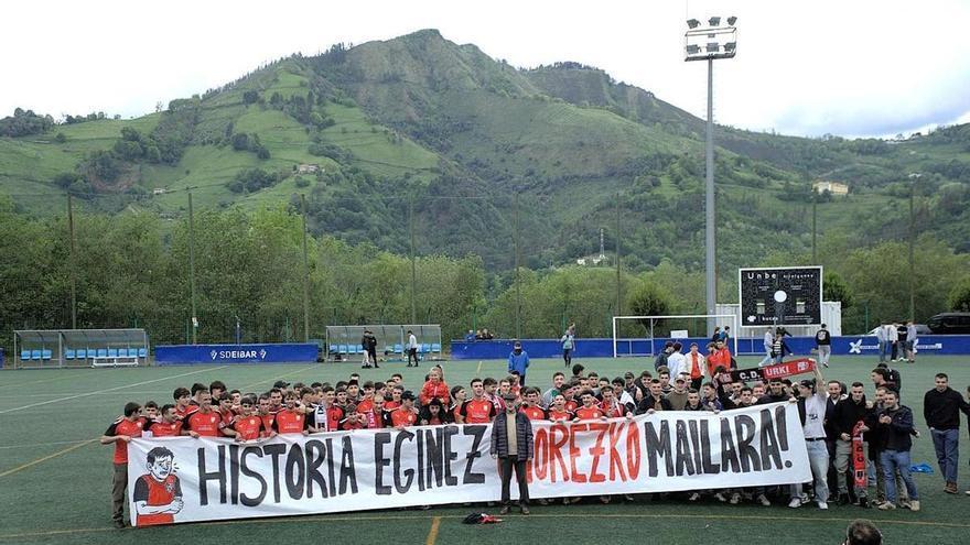 Urki CD Gipuzkoako futbolaren gailurrean