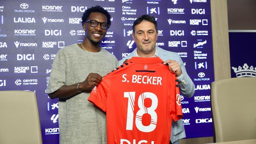 Becker: &quot;He venido porque pienso que puedo encajar en Osasuna&quot;
