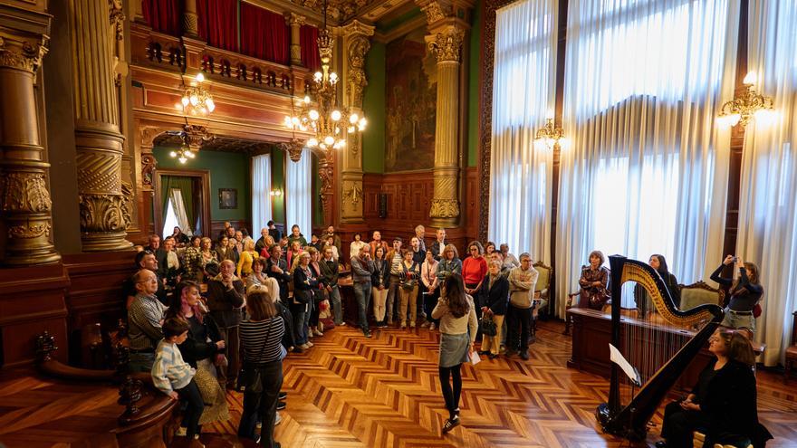 Así suenan las visitas musicalizadas al Palacio Foral de Bizkaia