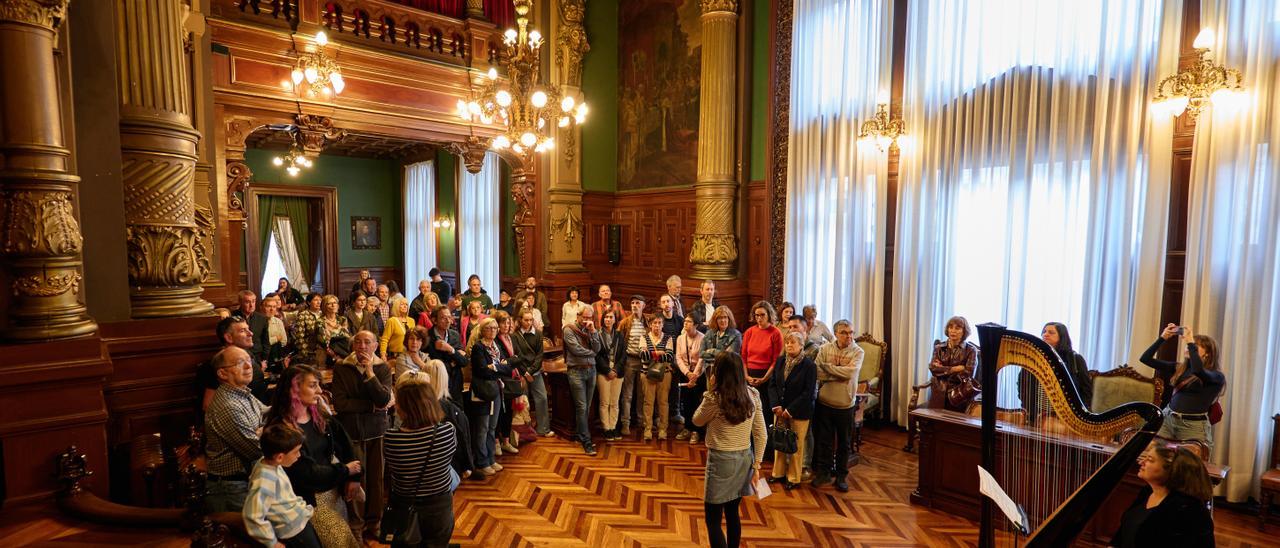 Así suenan las visitas musicalizadas al Palacio Foral de Bizkaia