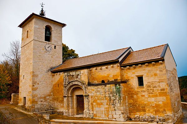 La iglesia de Tobillas está considerada la más antigua de Álava