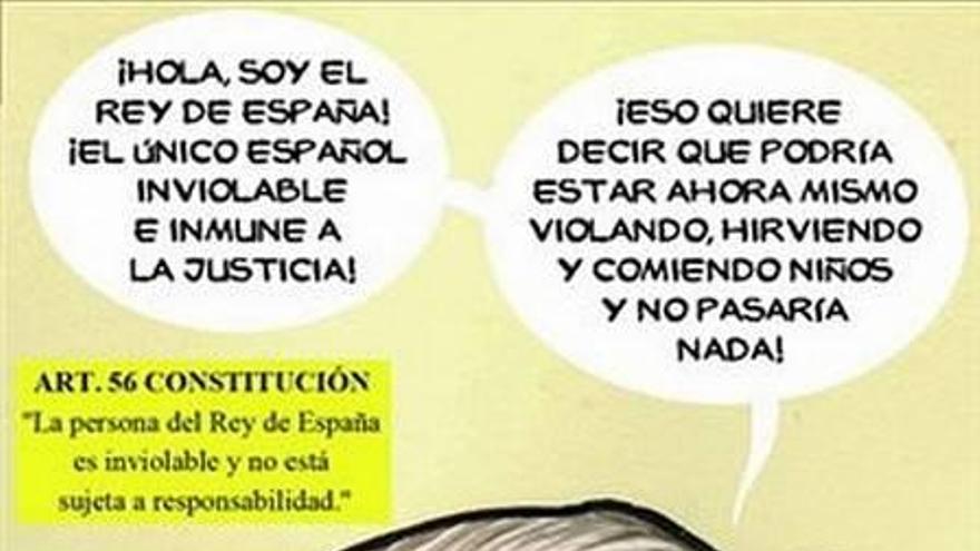 &#039;El jueves&#039; enciende la polémica real
